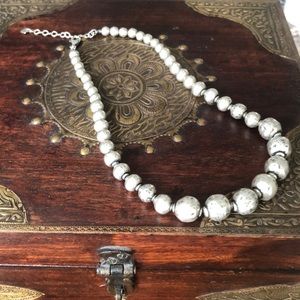 Silpada Oxidized Sterling Silver Bead Necklace